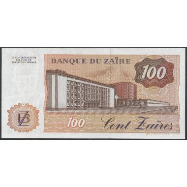 Zaire, 100 Zaires 30 Jun 1985 P29b