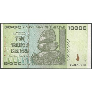 Zimbabwe, 10.000.000.000.000 Dollars 2008 P88