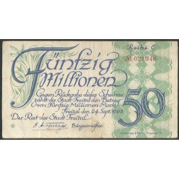 Alemania - Freital 50.000.000 Mark 24 Sep 1923
