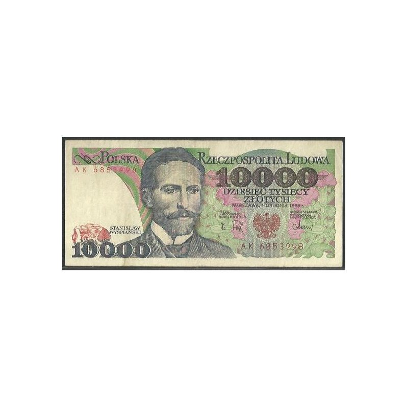 Polonia, 10.000 Zlotych 1 Dic 1988 P151b