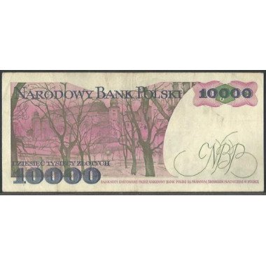 Polonia, 10.000 Zlotych 1 Dic 1988 P151b