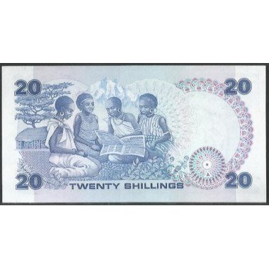 Kenya, 20 Shillings 1 Jul 1987 P21f