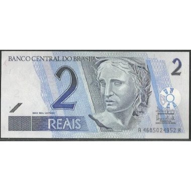 Brasil, 2 Reales ND2001- Firma 40 A P249b