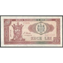 Moldavia 10 Lei 1992 P7