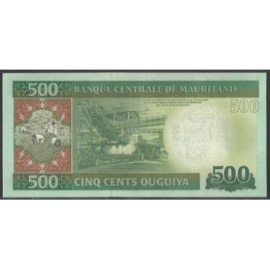 Mauritania, 500 Ouguiya 28 Nov 2013 P18