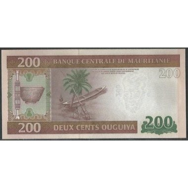 Mauritania, 200 Ouguiya 28 Nov 2013 P17