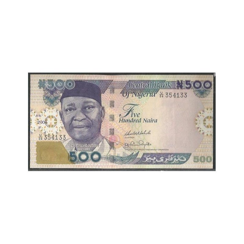 Nigeria, 500 Naira 2008 P30g1
