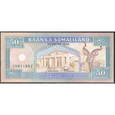 Somaliland, 50 Shillings 2002 P7d