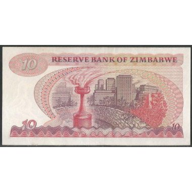 Zimbabwe, 10 Dollars 1994 P3e