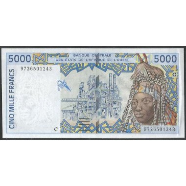 Burkina Faso, 5.000 Francs 1997 P313Cf