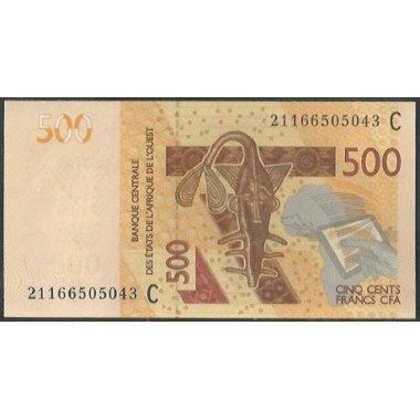 Burkina Faso, 500 Francs 2021 P319Cj