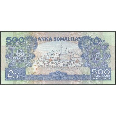 Somaliland, 500 Shillings 2011 P6h