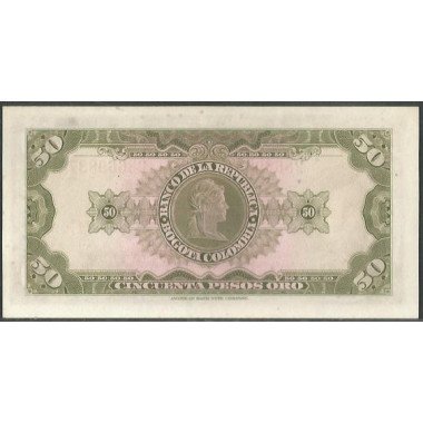 Billete de 50 Pesos 1 Ene 1964 BGW260