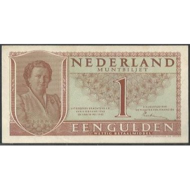 Holanda, 1 Gulden 8 Ago 1949 P72