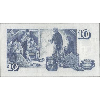 Islandia, 10 Kronur 29 Mar 1961 P48a