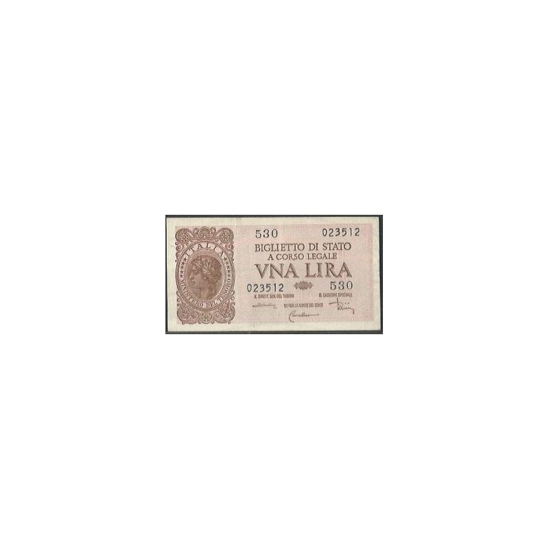 Italia, 1 Lira 23 Nov 1944 P29c