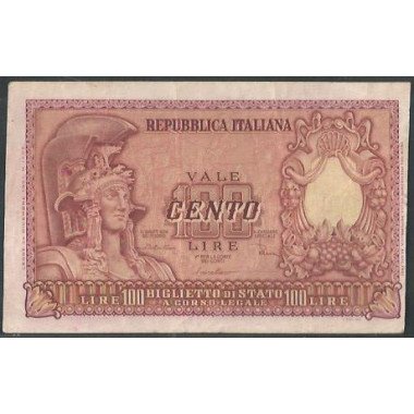 Italia, 100 Liras 31 Dic...