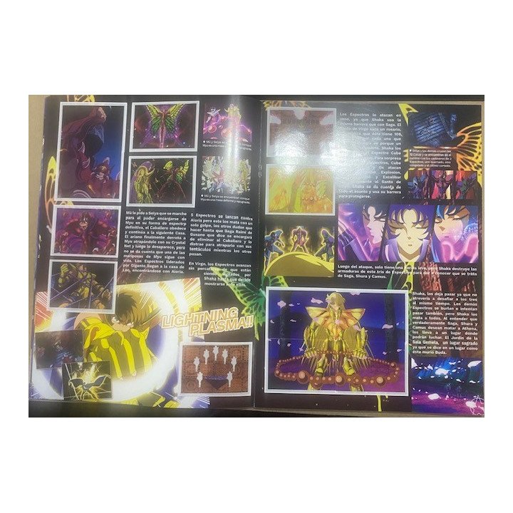 Los Caballeros del Zodiaco Hades - Editorial Panda reverso