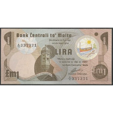 Malta, 1 Lira L1967 (79) P34b