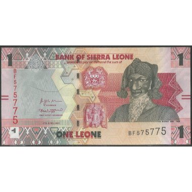 Sierra Leona, 1 Leone 27 Abr 2022 P34