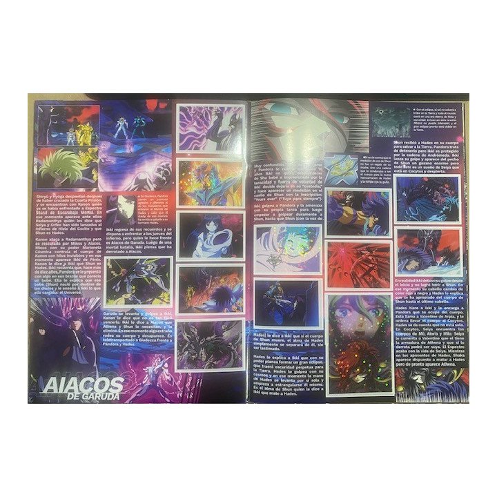 Los Caballeros del Zodiaco Hades - Editorial Panda reverso