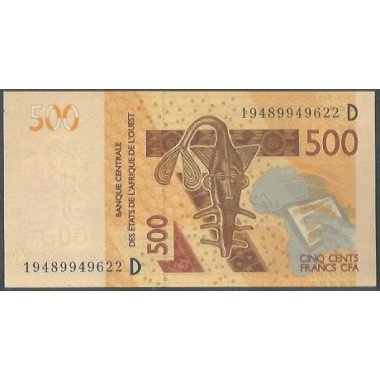 Mali, 500 Francs 2019  P419Dh