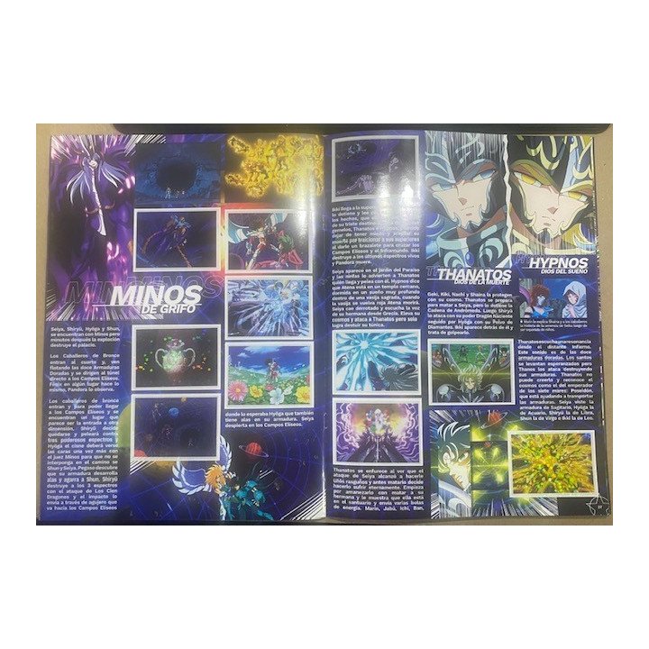 Los Caballeros del Zodiaco Hades - Editorial Panda reverso