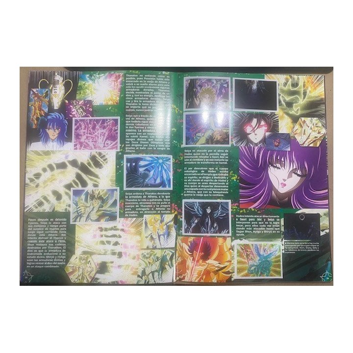 Los Caballeros del Zodiaco Hades - Editorial Panda reverso