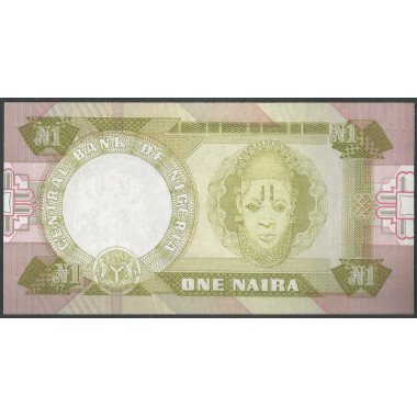 Nigeria,  1 Naira ND1984-2000 Firma 7 P23b