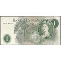 Inglaterra, 1 Pound ND1962-66 P374c