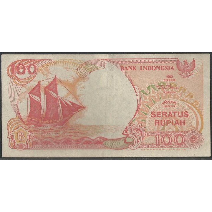 Indonesia 100 Rupias 1992 (1995) P127d