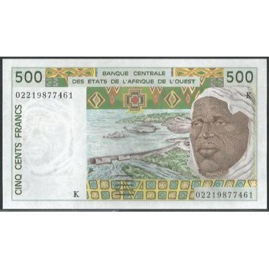 Senegal, 500 Francs 2002 P710Km