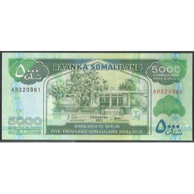 Somaliland, 5.000 Shillings 2011 P21a