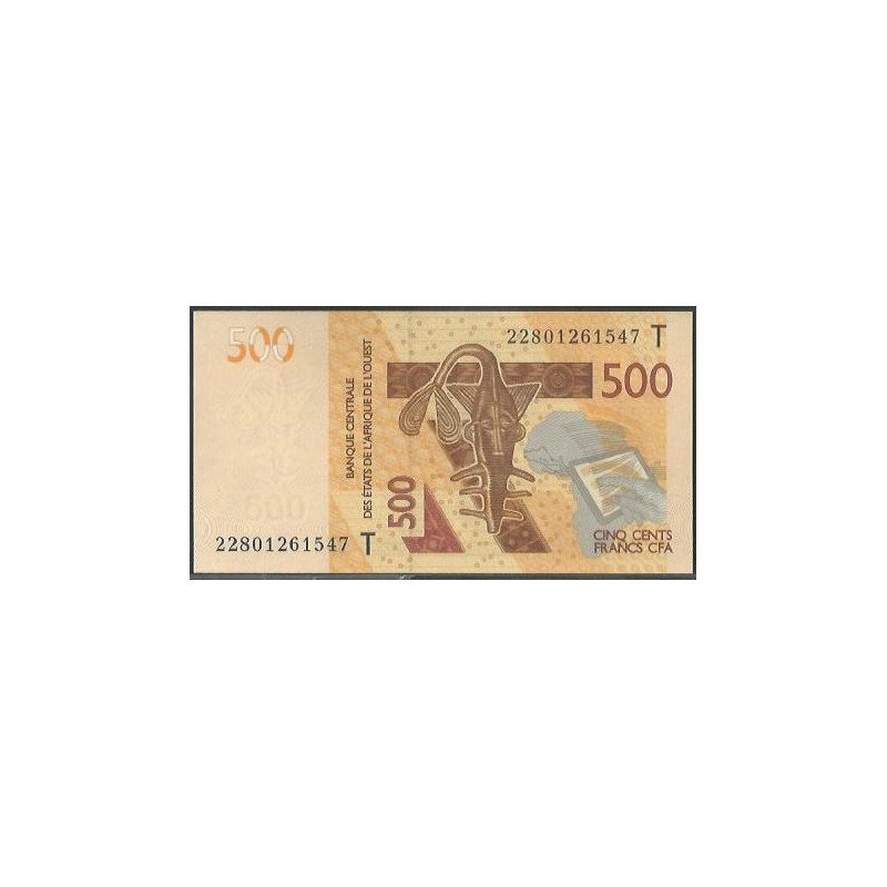 Togo, 500 Francs 2022 P819Tk