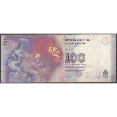 Argentina, 100 Pesos ND2012 Serie Ñ P358b