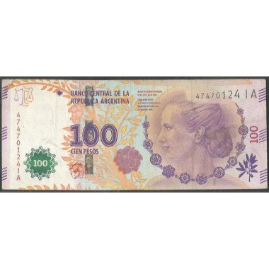 Argentina, 100 Pesos ND2016 Serie IA P358c