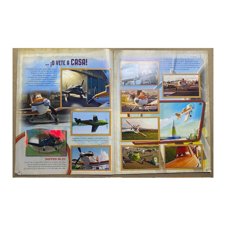 Aviones Disney - Panini reverso
