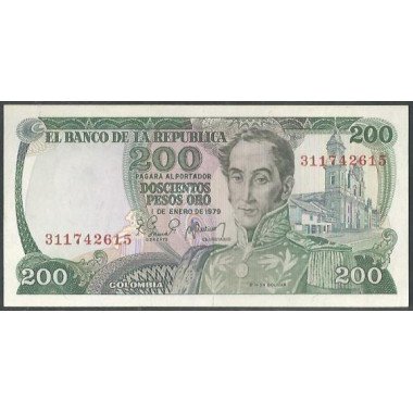 Billete de 200 Pesos 1 Ene 1979 BGW345