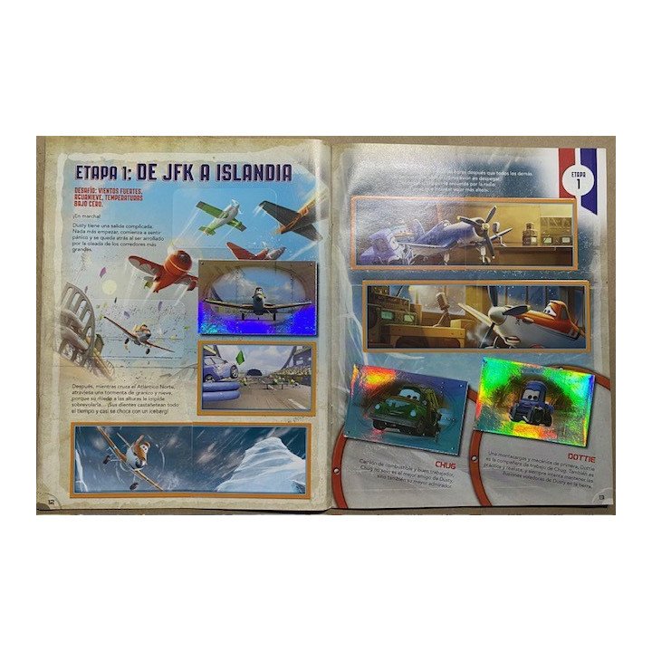 Aviones Disney - Panini reverso