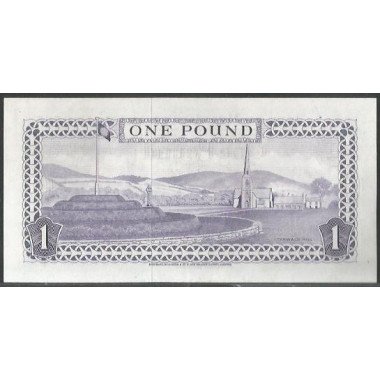 Isla de Man, 1 Pound ND1972 Firma 4 P29d