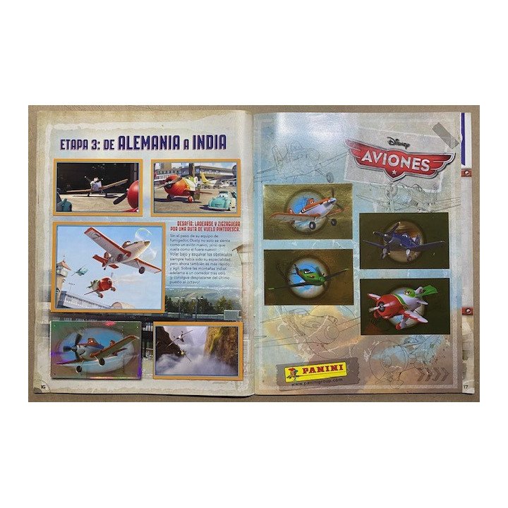 Aviones Disney - Panini reverso
