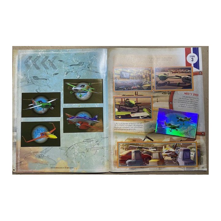 Aviones Disney - Panini reverso