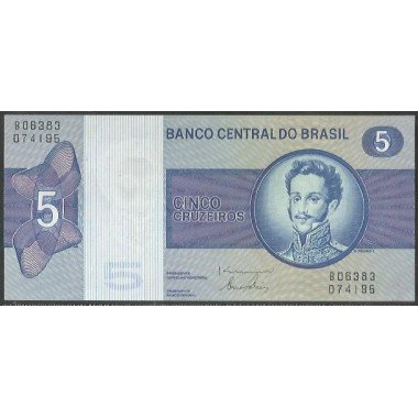 Brasil, 5 Cruzeiros ND1979 P192d