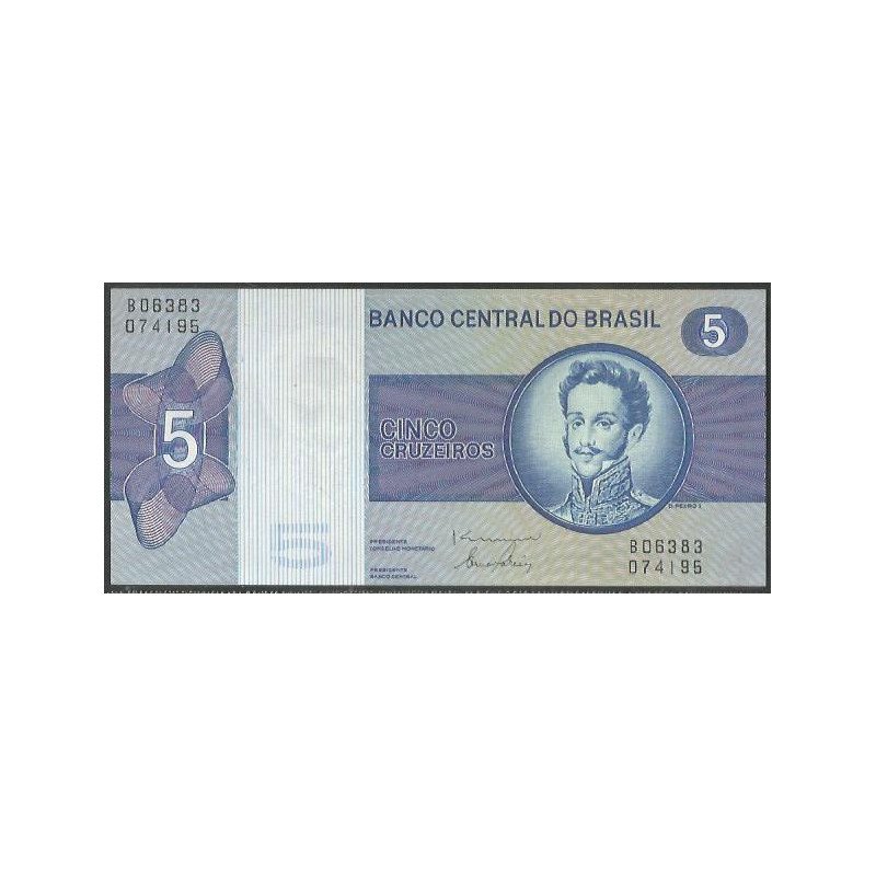 Brasil, 5 Cruzeiros ND1979 P192d