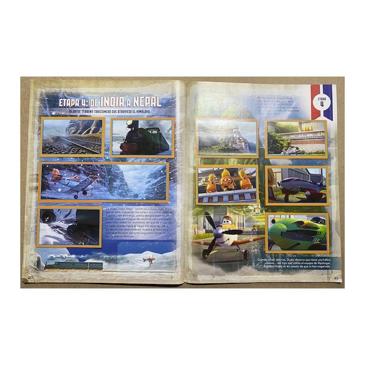 Aviones Disney - Panini reverso