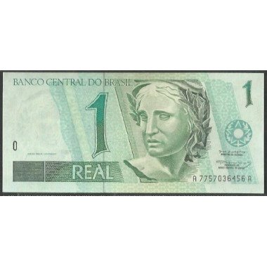 Brasil, 1 Real ND1997- Firma 39 P243Ac