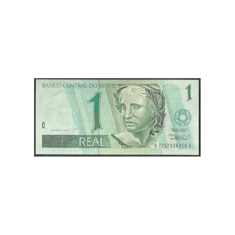 Brasil, 1 Real ND1997- Firma 39 P243Ac