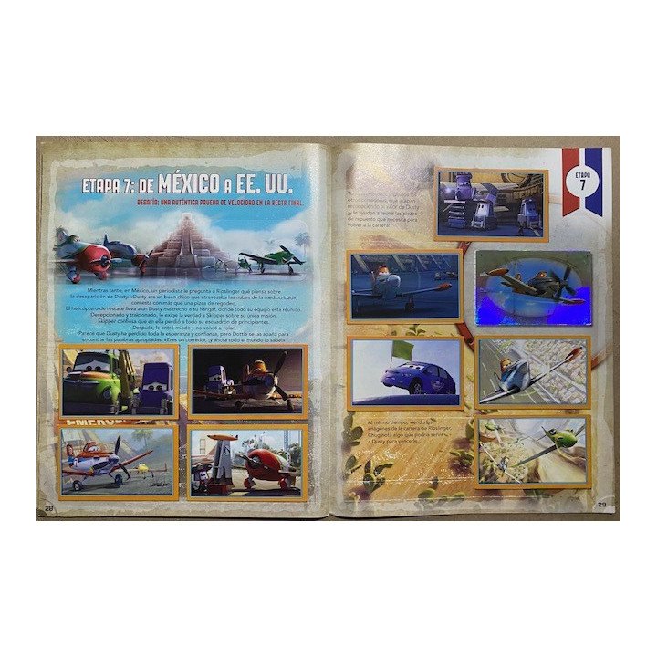 Aviones Disney - Panini reverso