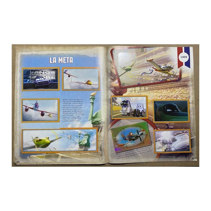 Aviones Disney - Panini reverso