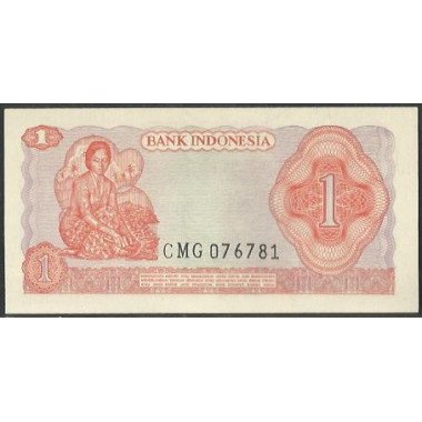 Indonesia, 1 Rupia 1968 P102a
